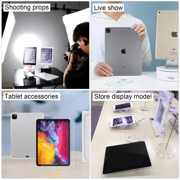 iPad Pro 11 2022 Sahte Gösterim Modeli Siyah Ekran Gümüş - 6