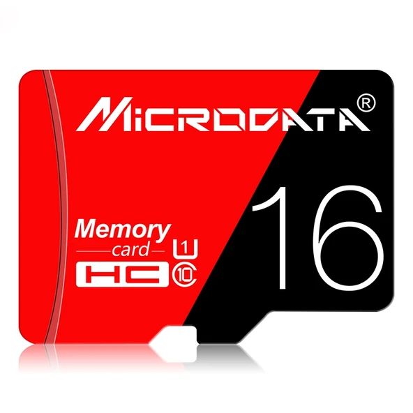 Microdata 16GB Yüksek Hızlı U1 Kırmızı Siyah Micro SD Hafıza Kartı - 2