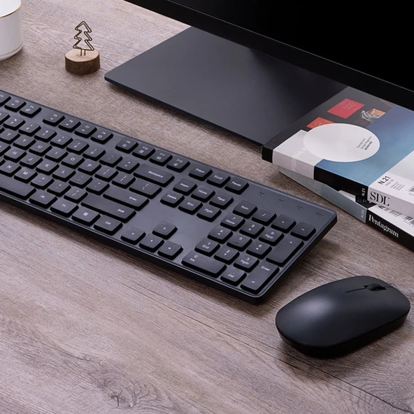 Orijinal Xiaomi 2.4GHz Kablosuz Klavye ve Mouse Seti Siyah - 12