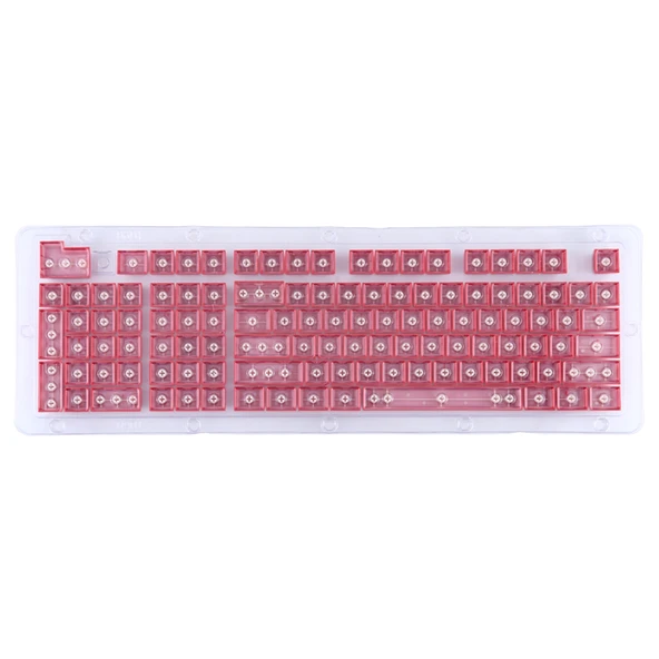 Kırmızı ABS Şeffaf Mekanik Klavye Tuş Kapağı OEM Yüksek Kalite Oyun Klavyesi İçin - 3