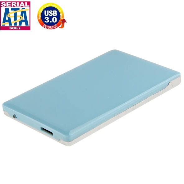 Yüksek Hızlı 2.5 İnç HDD SATA ve IDE Harici Kasa Mavi USB 30 Destekli - 1