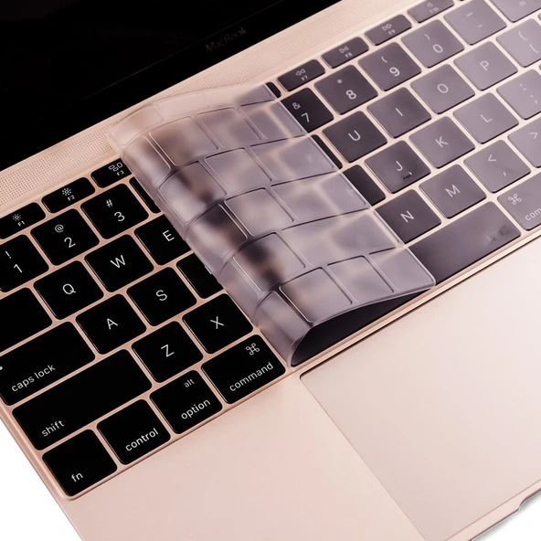 ENKAY Hat-Prince 2si1 Arada Kristal Sert Plastik Kılıf ve Ultra İnce TPU Klavye Koruyucu Siyah MacBook Pro 13.3 inç A1708 (2016) - 7