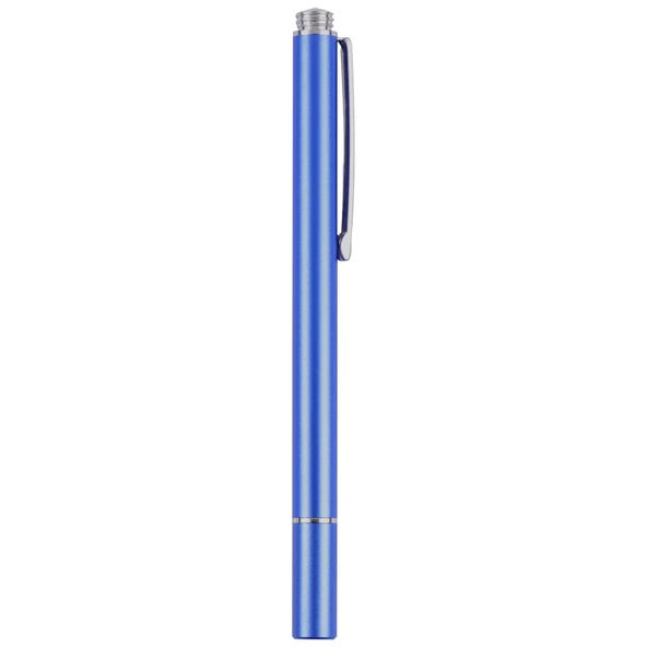 Evrensel Silikon Disk Uçlu Kapasitif Stylus Kalem Mavi - 2