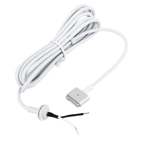 Apple Macbook Uyumlu 5 Pin T Tipi MagSafe 2 Güç Adaptörü Kablosu Model A1425 A1435 A1465 A1502 Uzunluk 1.8 Metre