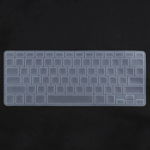 MacBook Pro ve Air 13 15 TPU Klavye Koruyucu Film Beyaz - 2