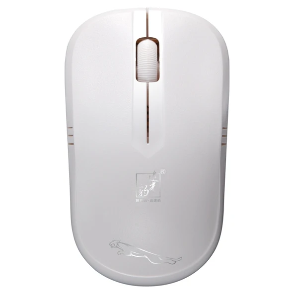 ZGB 101B Beyaz Kablosuz Optik Mouse 2.4GHz 1600 DPI Sessiz Mini Laptop PC İçin - 2