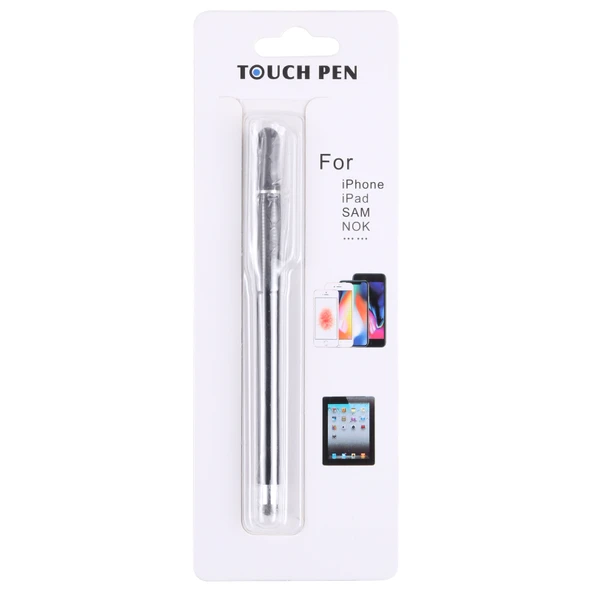 361 2si1 Evrensel Siyah Silikon Disk Uçlu Stylus Kalem Manyetik Kapaklı - 4
