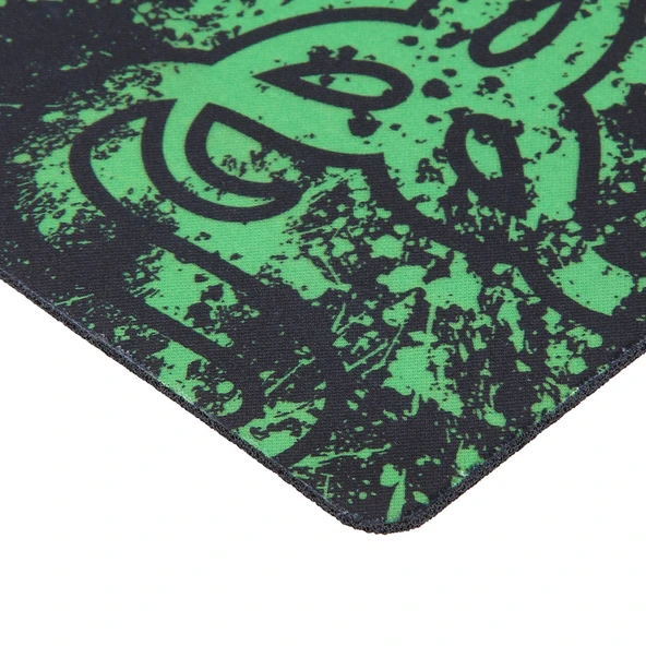 Geniş İnce Kaymaz Razer Desenli Yumuşak Kauçuk Kumaş Yüzey Oyun Klavye Mouse Pad 32x24 cm - 4