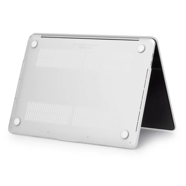 ENKAY Hat Prince 2si1 MacBook Pro 15.4 inç A1707 2016 Beyaz Mat Sert Kılıf ve İnce TPU Klavye Koruyucu - 5