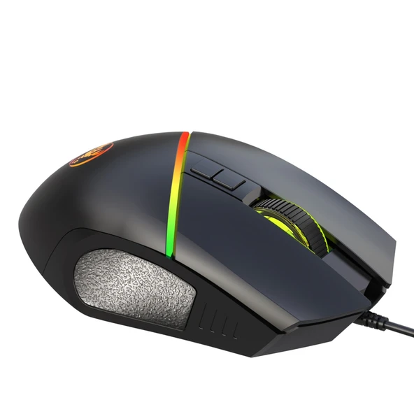 HXSJ V100 A876 Kablolu Tek El Oyun Klavye ve Mouse Seti - 2