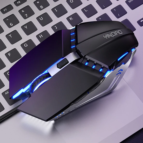 YINDIAO 6 Tuşlu Sessiz Mekanik Kablolu Oyun ve Ofis Mouse Siyah USB