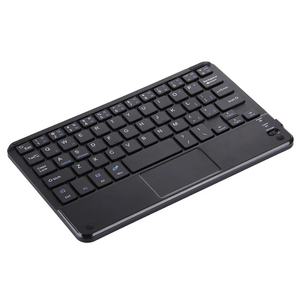 Bluetooth Kablosuz Dokunmatik Panel Klavye Siyah 10 Inç Android ve Windows Tabletler İçin - 5