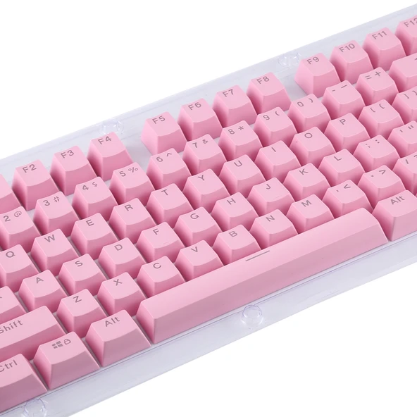 Pembe ABS Şeffaf Mekanik Klavye Tuş Kapağı OEM Yüksek Kalite - 5