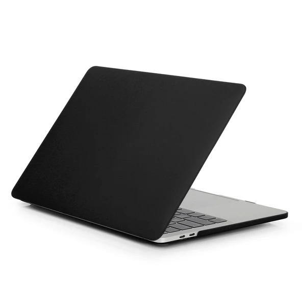 ENKAY Hat-Prince 2'si 1 Arada Mat Sert Plastik Kılıf ve ABD Versiyonu İnce TPU Klavye Koruyucu MacBook Pro 15.4 inç Touchbar Siyah - 3