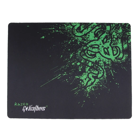 Geniş İnce Kaymaz Razer Desenli Yumuşak Kauçuk Kumaş Yüzey Oyun Klavye Mouse Pad 32x24 cm - 2