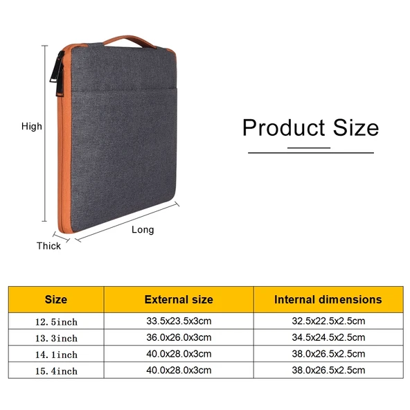 15.6 Inç Gri Polyester Naylon Laptop Çantası Macbook Samsung Lenovo Xiaomi Sony Dell Asus Hp Uyumlu - 10