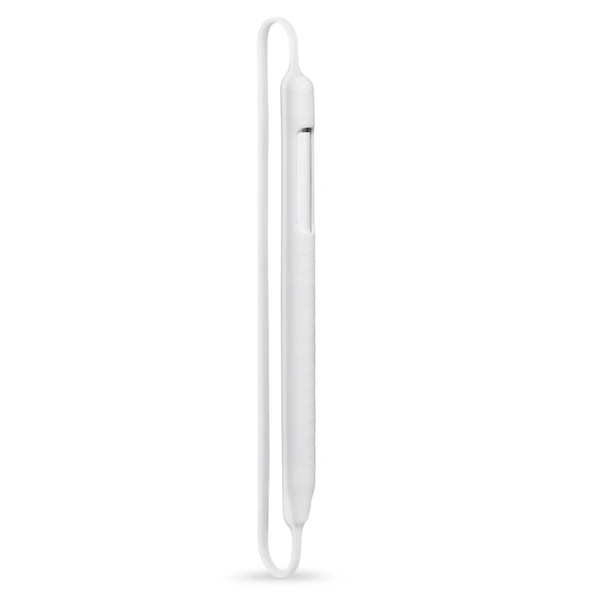Apple Pencil Yumuşak Silikon Koruyucu Kapak Beyaz - 2