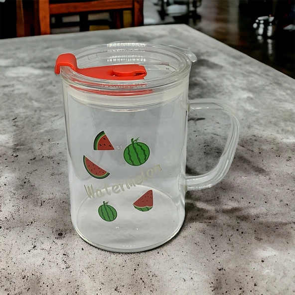 Karpuz Tasarımlı Kupa Bardak - Resim 2