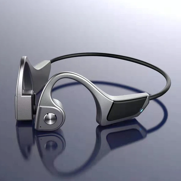 F806 Bluetooth 41 Kemik İletimli Stereo Bluetooth Kulaklık Gri - 2