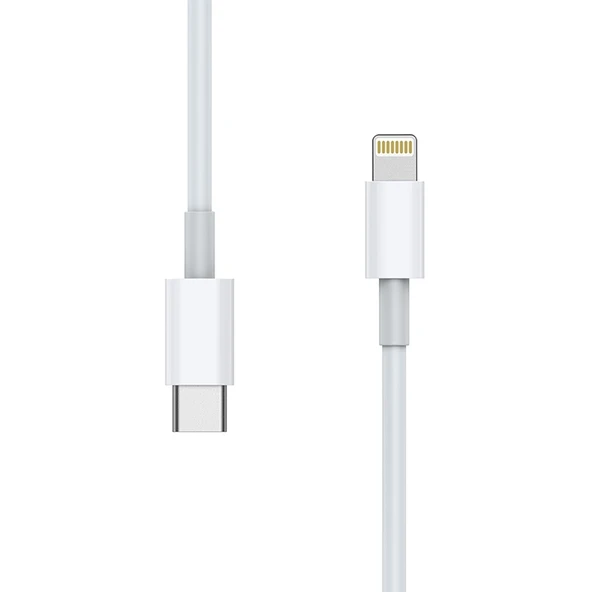 AWEI CL 68 Beyaz 3A Type C USB C 8 Pin PD Hızlı Şarj ve Data Kablosu 1 Metre - 2