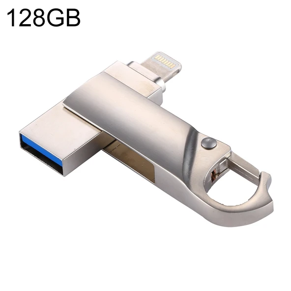 RQW 10F 2si1 USB 2.0 ve 8 Pin 128GB Anahtarlık Flash Bellek