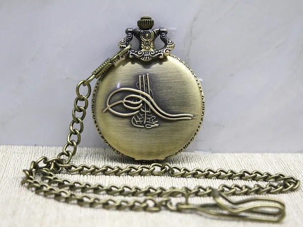 Osmanlı Tuğralı Köstekli Saat ürün görseli