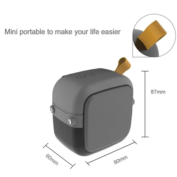 HB 200 Bluetooth 42 Taşınabilir Mini Kablosuz Hoparlör Yeşil - 5