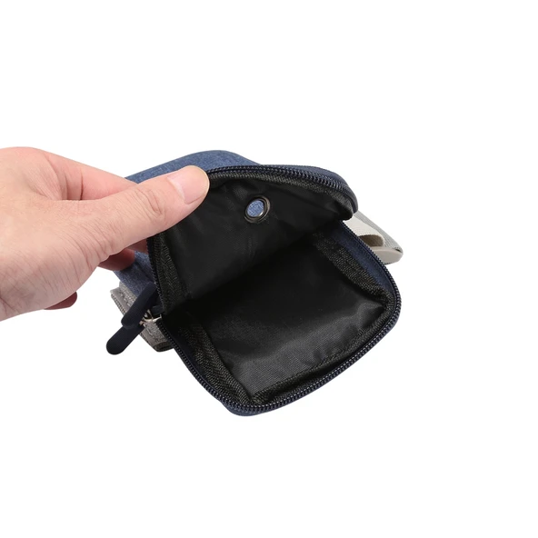 Çok Fonksiyonlu Evrensel İnce Spor Kol Çantası Kulaklık Girişli Mavi 22-38cm Kol Boyu 6.5 İnç ve Altı Telefonlar İçin - 7
