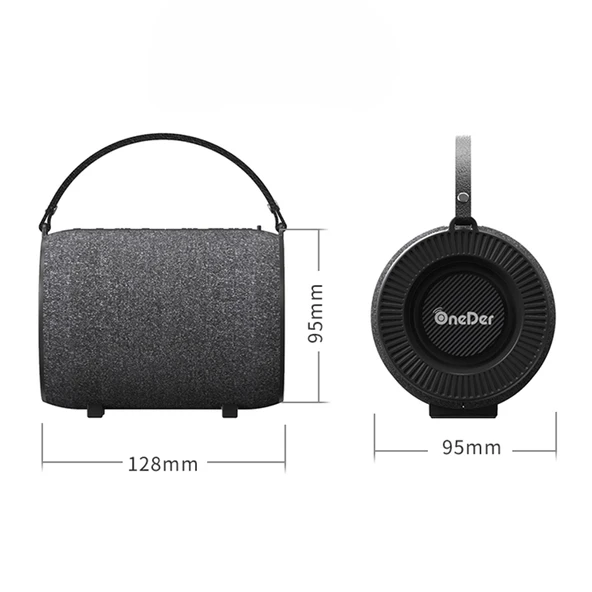 Oneder V3 Taşınabilir Kablosuz Bluetooth Hoparlör Mavi - 4