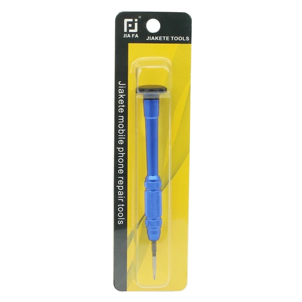JIAFA JF-609-0.6Y Tri Nokta 0.6 Onarım Tornavida iPhone X 8 8 Plus 7 7 Plus ve Apple Watch Mavi - 5