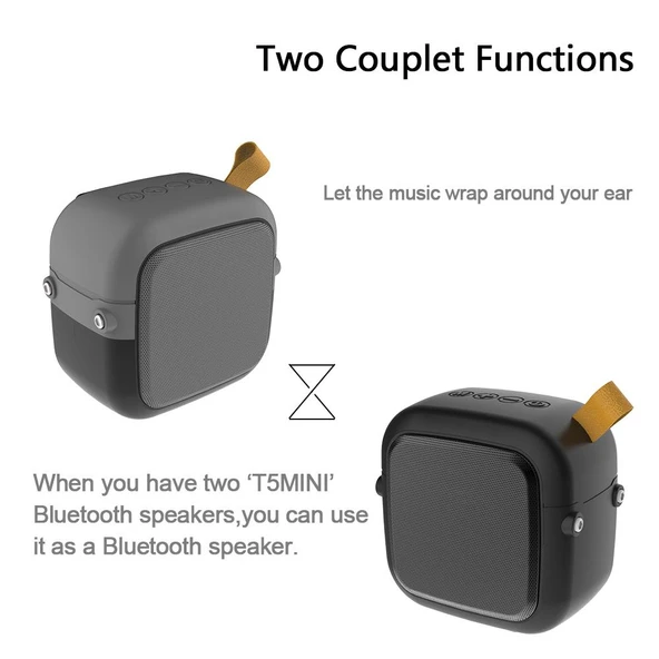 HB-200 Bluetooth 4.2 Taşınabilir Mini Kablosuz Bluetooth Hoparlör Kırmızı - 5