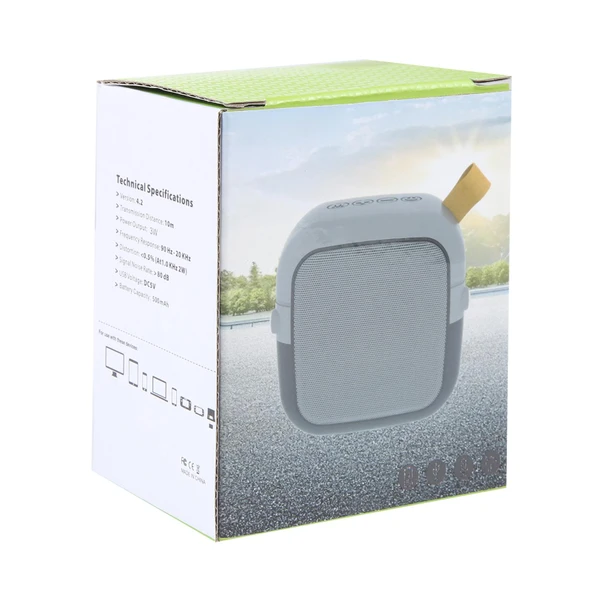 HB 200 Bluetooth 42 Taşınabilir Mini Kablosuz Hoparlör Yeşil - 4