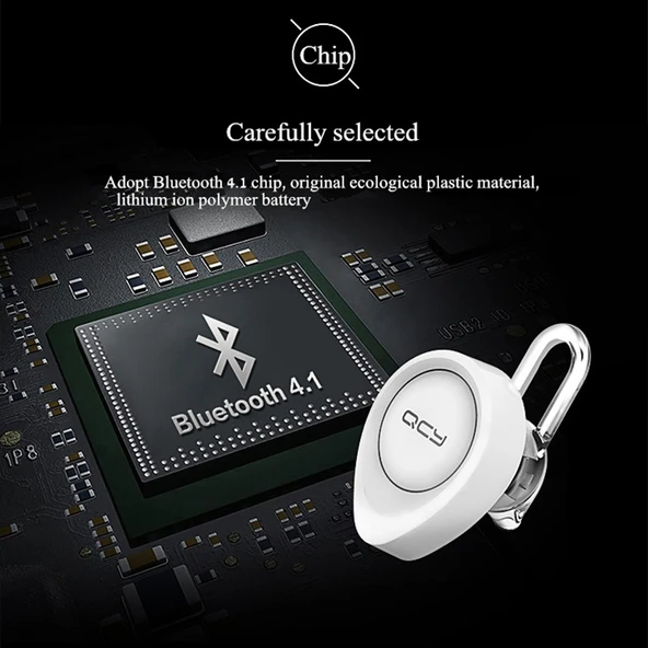 QCY J11 Evrensel Bluetooth 41 Kablosuz Kulaklık Mikrofonlu Siyah - 6