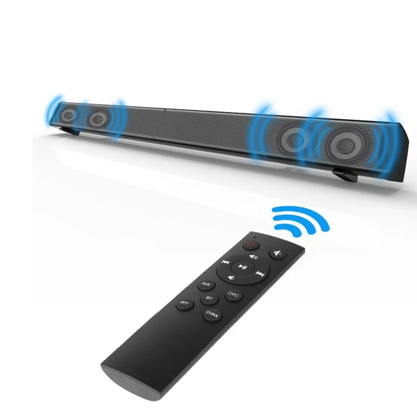 Soundbar LP09 CE0148 Siyah Bluetooth Kablosuz Ev Sinema Hoparlörü Kumandalı - 7