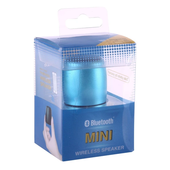 A1 Mini Bluetooth Hoparlor Mavi Eller Serbest Arama ve Fotoğraf Kumandası Destekli - 8