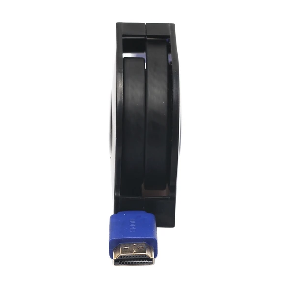 1.8 Metre HDMI 1.4 1080P Altın Kaplama Konnektörlü Erkek HDMI Kablo Siyah - 5