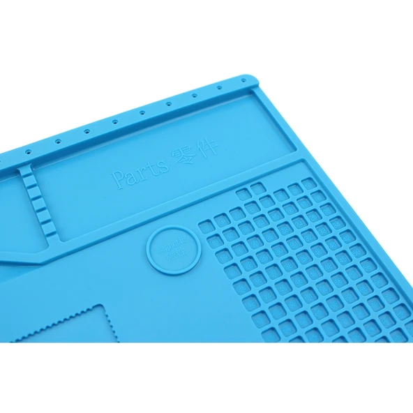 JIAFA S-150 Isıya Dayanıklı Bakım Platformu Silikon Tamir İzolasyon Pedi Mavi - 6