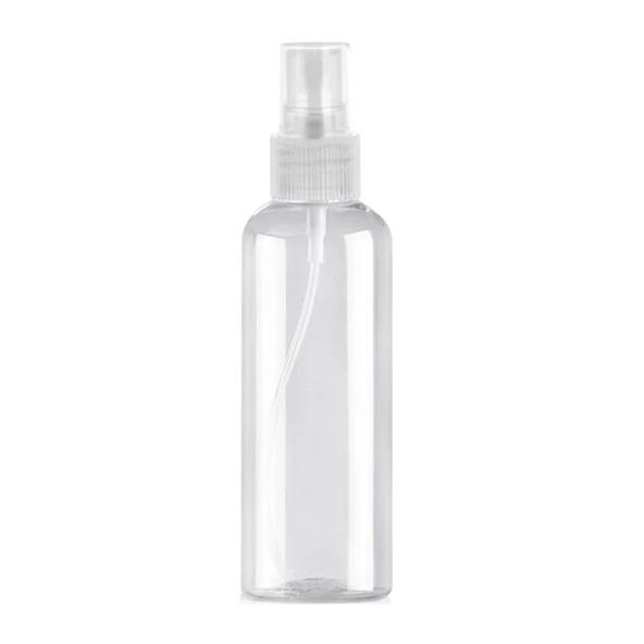 100ML PET Şeffaf Sprey Şişesi Dezenfektan Kabı