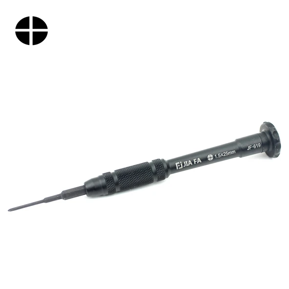 JIAFA JF-619 1.5 Çapraz Tornavida 1.5x30mm Siyah Telefon Tamir Aracı