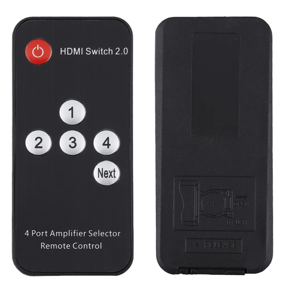 4 Girişli 4K 60Hz HDMI 2.0 Anahtarı Uzaktan Kumandalı EU Fiş - 7