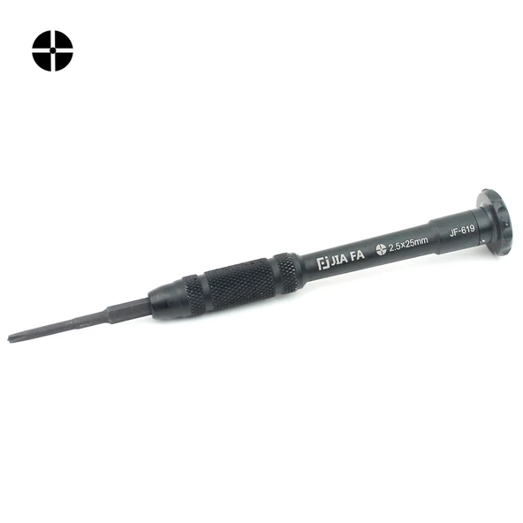 iPhone Orta Çerçeve Tamir Tornavida 2.5 Hollow Çapraz Uç 2.5x30mm Siyah