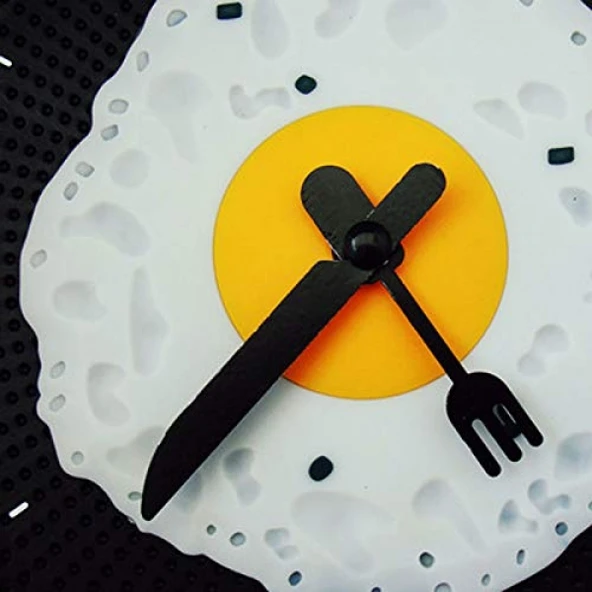 Yumurta Tavası Mutfak Saati - Resim 4