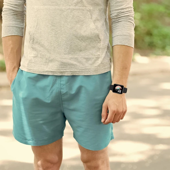 Xiaomi Mi Watch Lite ve Redmi Watch xDfind Beyaz Silikon Saat Kayışı - 10