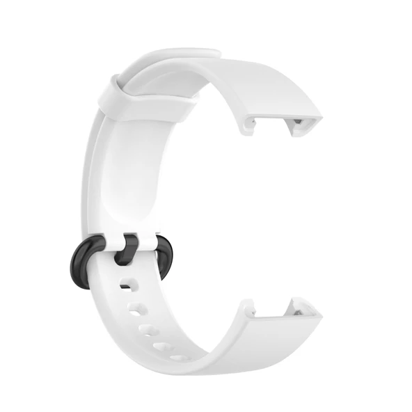 Xiaomi Mi Watch Lite ve Redmi Watch xDfind Beyaz Silikon Saat Kayışı - 3