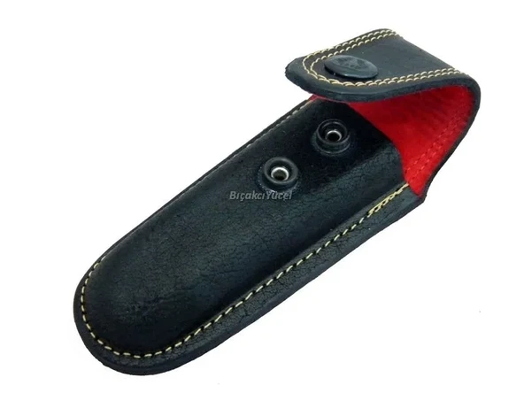 Hakiki Deri Çakı Kılıfı No:3 - 13 Cm, Kemerlikli