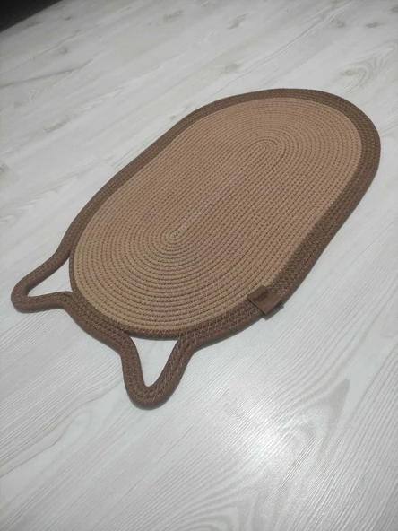Mikopet Dekoratif Kedi Kulaklı Tırmalama Paspası - 3
