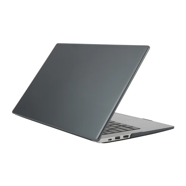 Huawei MagicBook 15 ve MagicBook X15 2021 Siyah Darbeye Dayanıklı Kristal Laptop Kılıfı