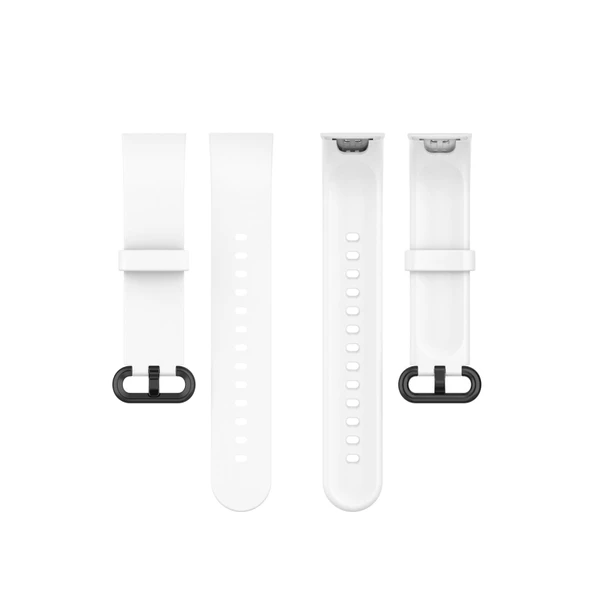 Xiaomi Mi Watch Lite ve Redmi Watch xDfind Beyaz Silikon Saat Kayışı - 2