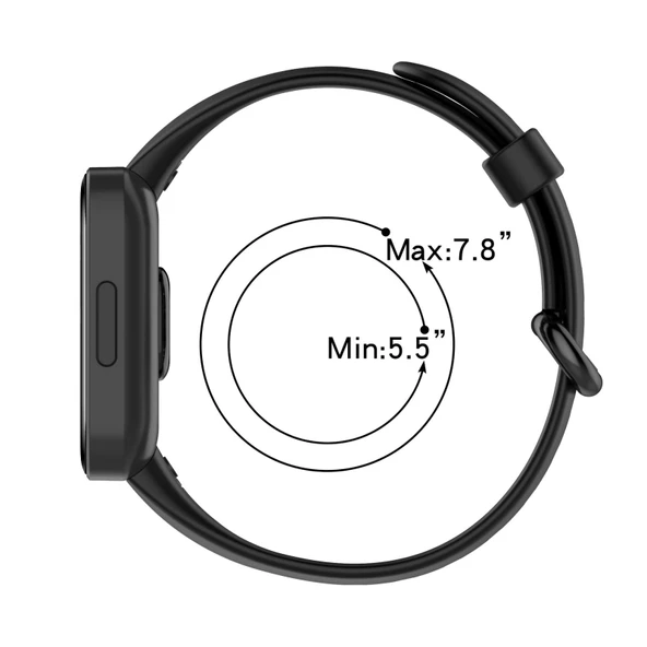Xiaomi Redmi Watch 2 Uyumlu Silikon Saat Kayışı Yesil Renk - 5
