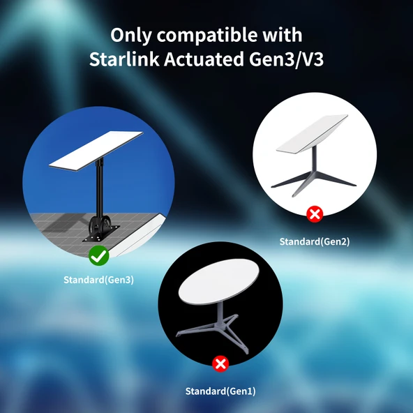 Starlink Gen 3 Uydu Ethernet Kablosu 9.2 Metre - 4